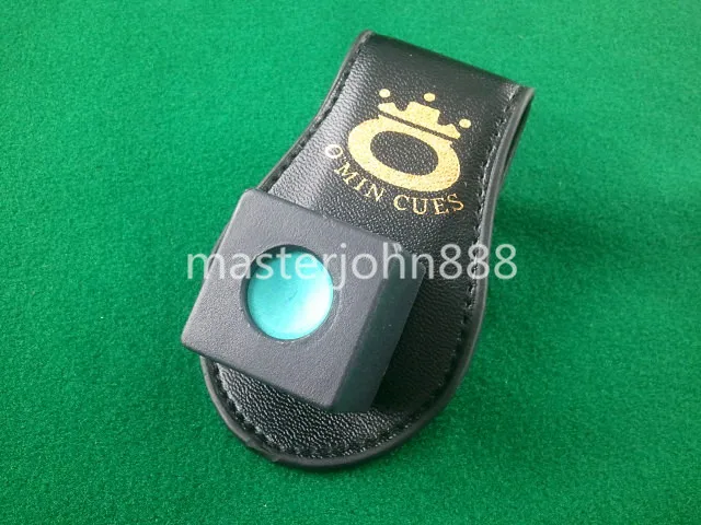 

Pool Billiards Snooker Accessories Leather Magnetic Belt Clip Chalk Holder