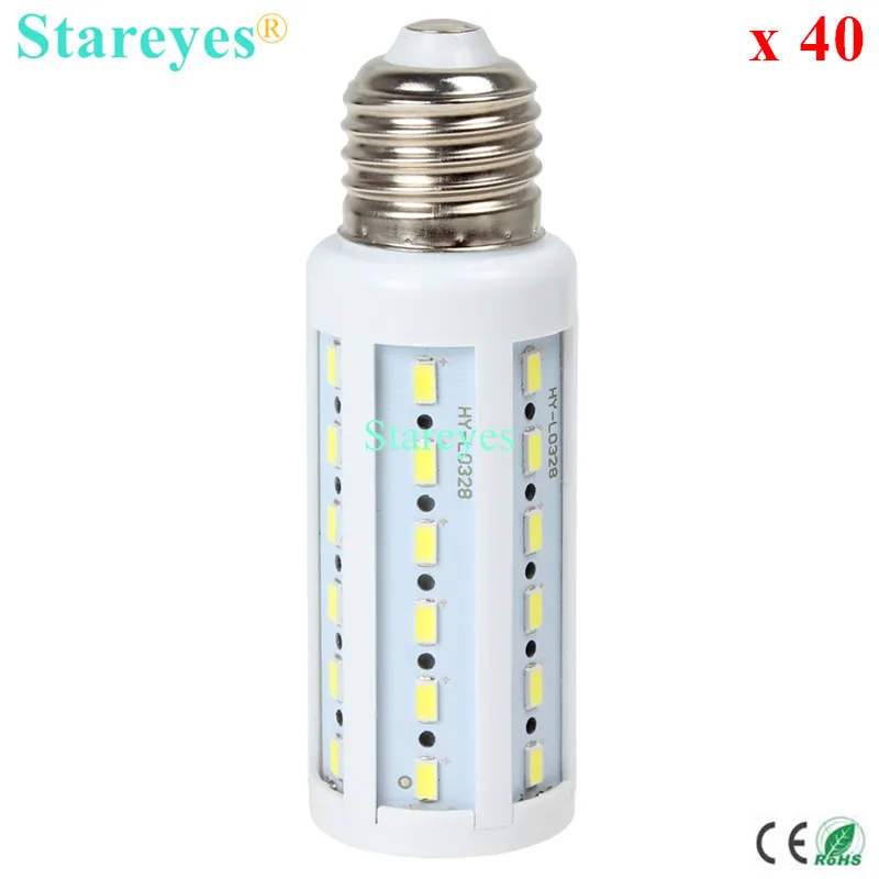 Free shipping 40 pcs 12W 5630 5730 SMD 42LED E27 E14 B22 LED Corn Bulb Light Maize Lamp LED Lamp Lighting Warm/Cool White