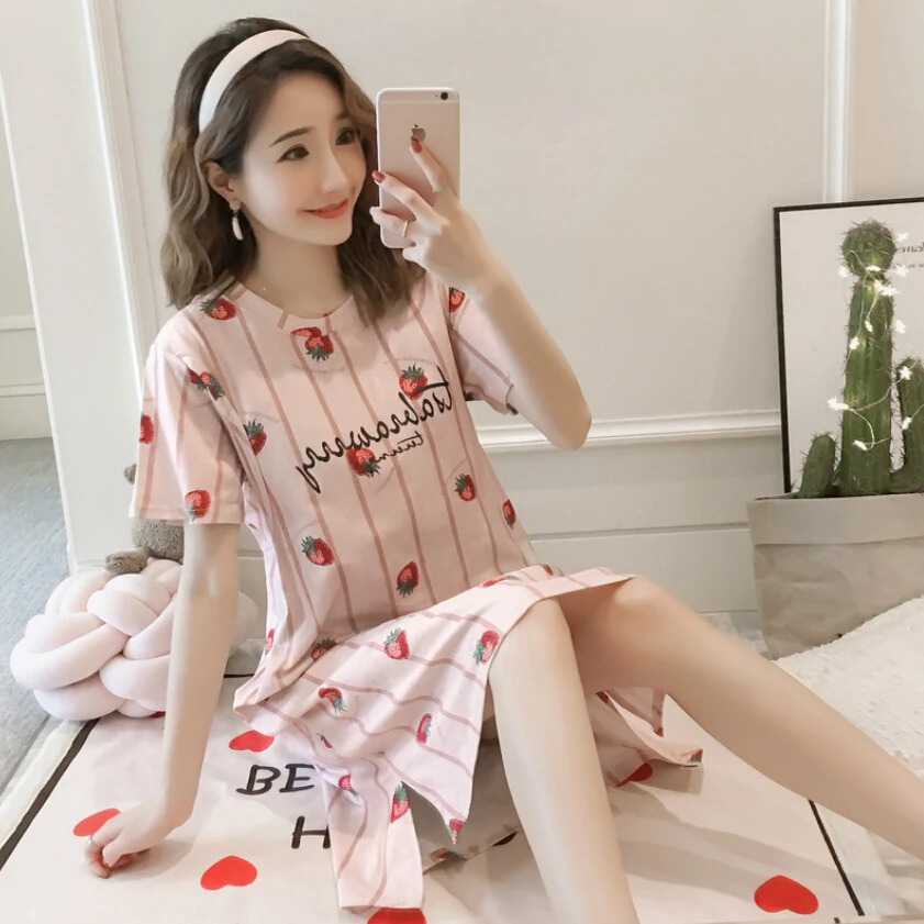 maternity nightwear room wear clothes pregnant nightdress mother nightgown nursing pajamas breastfeeding pyjama pregnancy dress