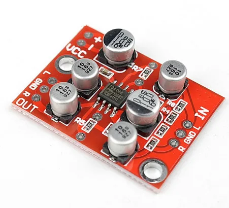 3V-6V Stereo TDA1308 Amplifier Board Preamplifier audio Board Module 5 times magnified