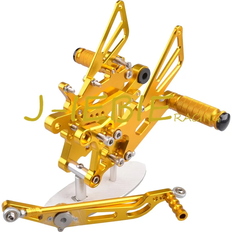 

CNC Racing Rearset Adjustable Rear Sets Foot pegs Fit For Yamaha YZF R6 2006 2007 2008 2009 2010 2011 2012 2013 2014 GOLD