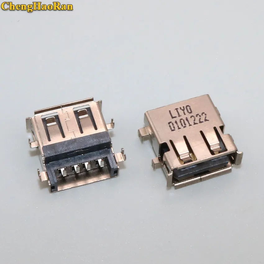 Chenghaoran conector usb 2.0 para lenovo, conector 5-20 pçs, para lenovo g450 g455 g460 g530 g560 g565 z460 z465 z560 z565 n500 g460ax