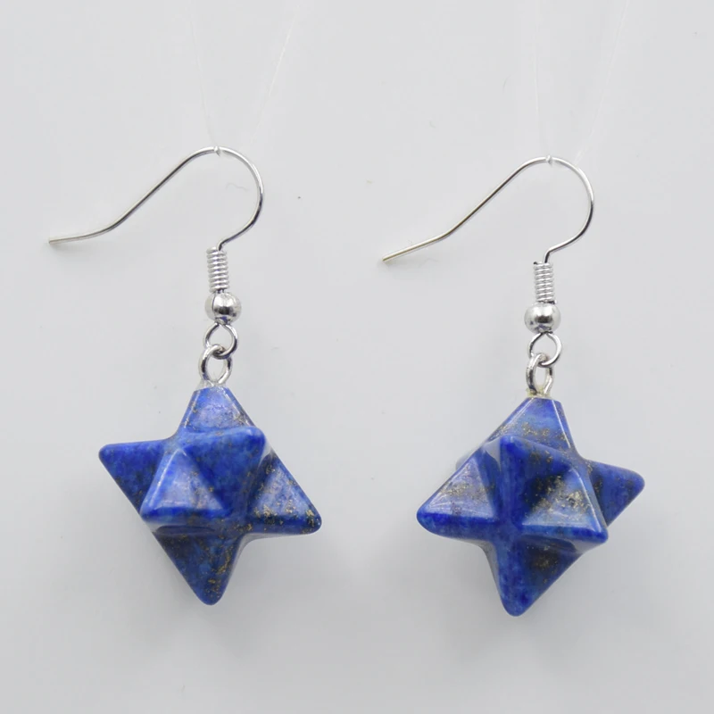 ใหม่ Light สีเหลืองทองสีชมพูควอตซ์สีฟ้าสีเทาแมวตาหิน Rhombus ต่างหูหญิงเครื่องประดับหินธรรมชาติ Dangle ต่างหู