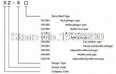 (1) XZ-9109 NO+NC Contact Micro Limit Switch SPDT Wobble Stick Type 10A 250VAC