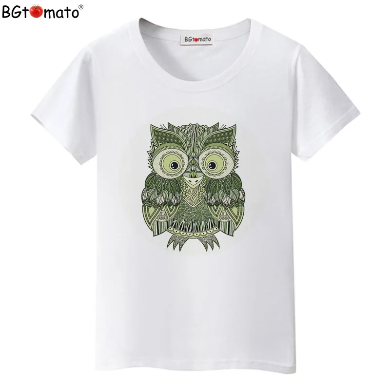 

2022 Factory store owl shirt cheap sale top tees comfortable casual t shirt women brand clothes hot sale t-shirt plus size