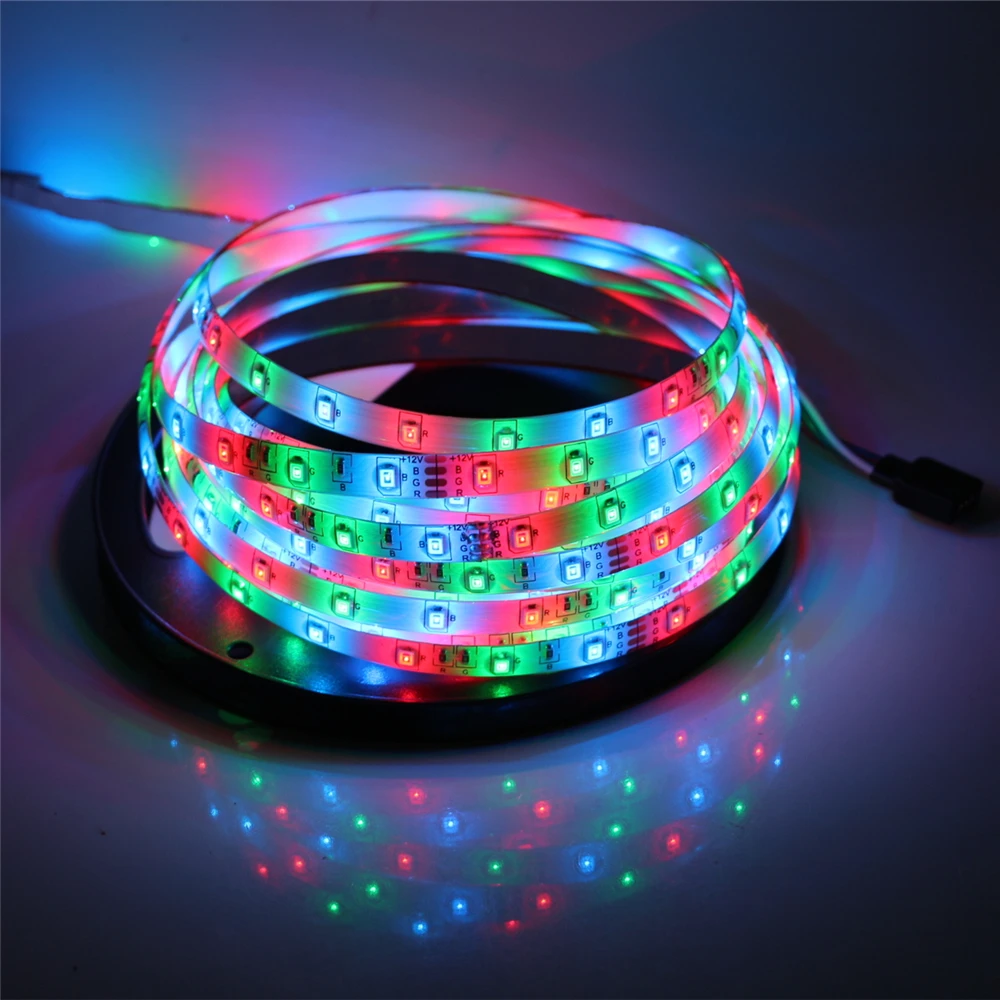 1m 2m 3m 4m 5m DC 12V Waterproof LED Strip 3528 SMD 60Leds/m White / Warm white / Red / Green / Blue / Yellow / RGB LED Tape