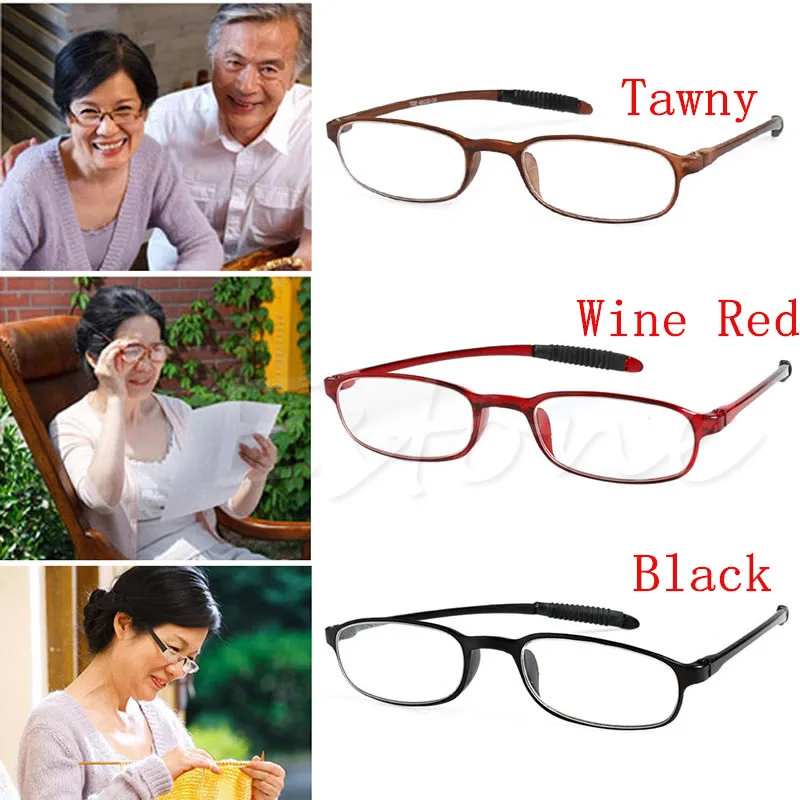 

New TR90 Women Men Flexible Reading Glasses Readers Strength Presbyopic Glasses