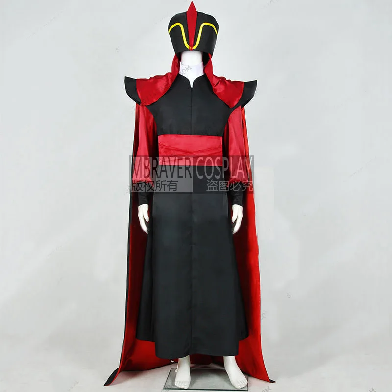 

Customized Adult Jafar Villain Costume Outfit Cosplay Costume for Halloween