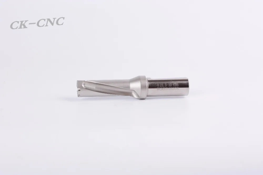 Высококачественное быстрое сверло C25 U, индексируемое сверло, инструмент ЧПУ 22,5 мм-длина обработки 3D = 67,5 мм для вставки WCMX04