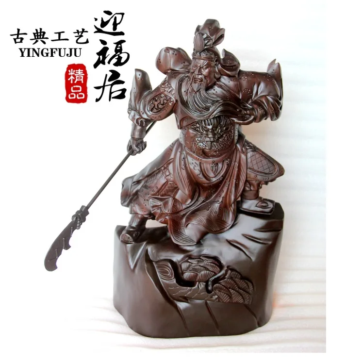 Guan Gong stepped red wood crafts boutique Wenwan ebony wood wooden Home Furnishing jewelry ornaments hand pieces