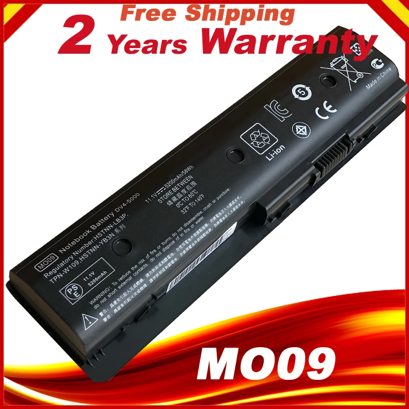 MO06 Laptop Battery for HP Pavilion DV6-7000 DV6-8000 DV7-7000 672326-421 672412-001 HSTNN-LB3P HSTNN-YB3N MO06 MO09