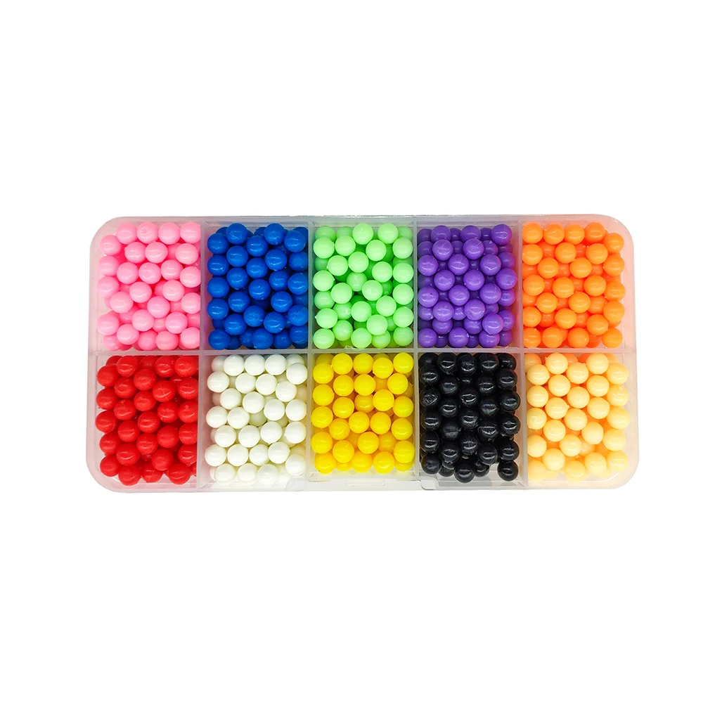 Montessori DIY Water Magic Beads Animal Molds Hand Making Beads Puzzle Kids Educational Toys For Children Spell Replenish