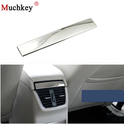 For Skoda Octavia A7 2015 2016 Stainless steel trim after light stick handrails box auto accessories 1pc