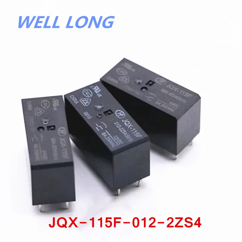 5PCS/lot Power relays JQX-115F-012-2ZS4 12VDC 8A 8pin.