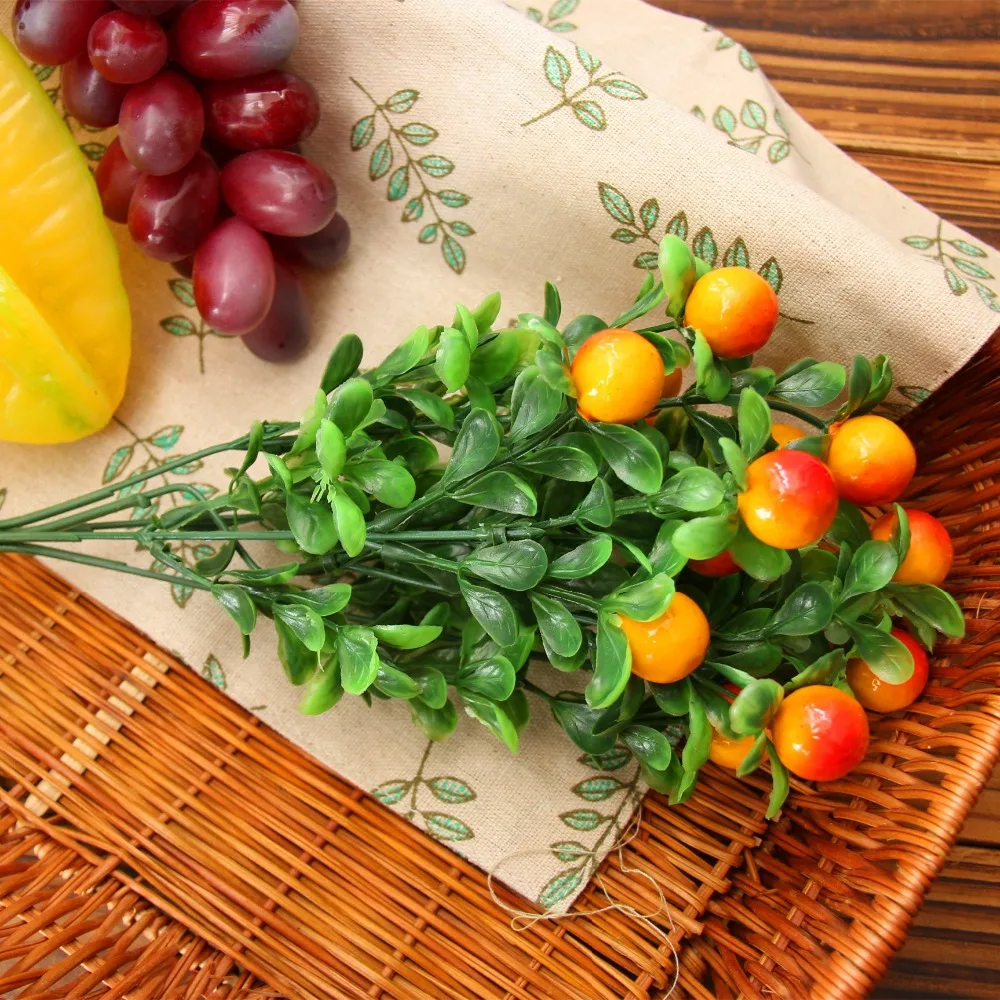 mylb Bunch Artificial Plants Green plants Simulation fruit Placed Fruits for New Year Home Home Furnishing decoration