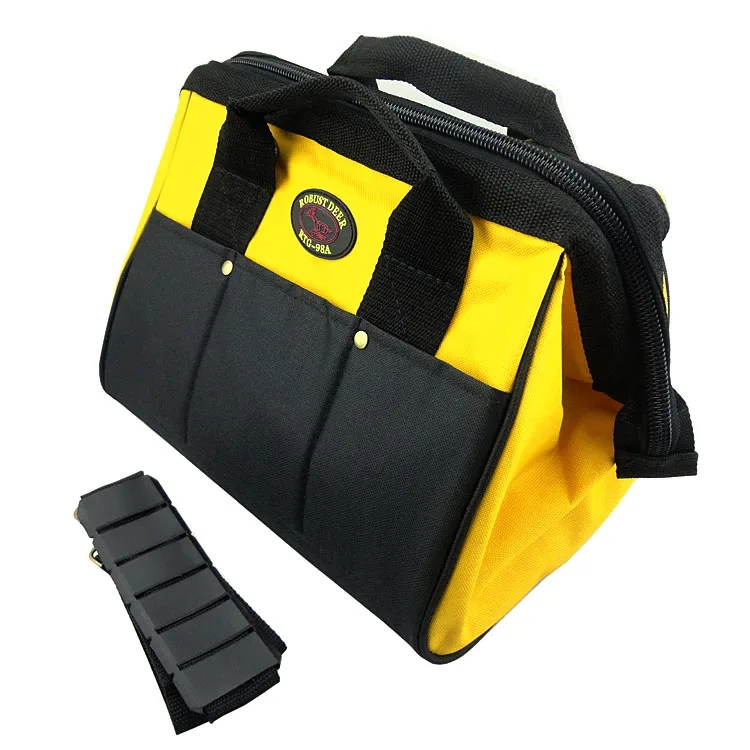 Protable and shoulder tool bag maleta de ferramentas oxford cloth and composite material durable waterproof mutifaction