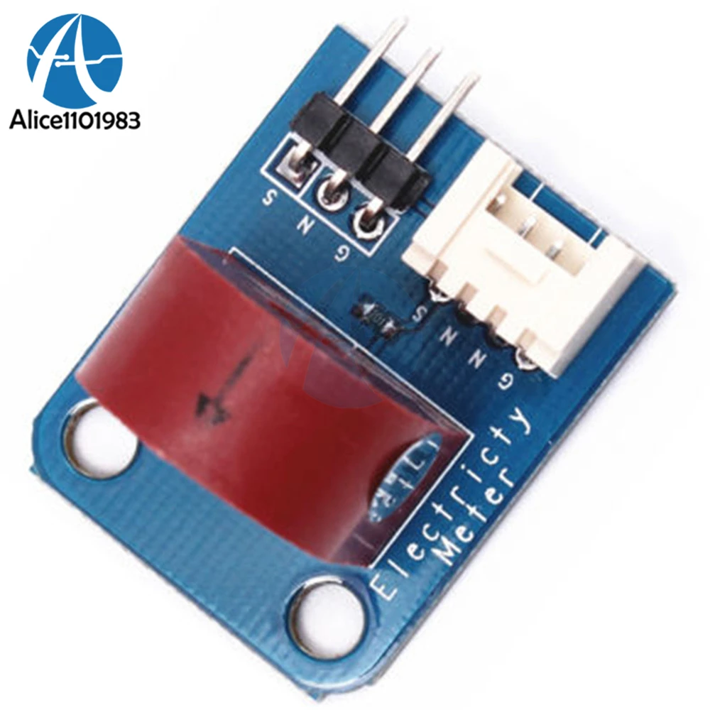 Analog Current Meter Module AC 0~5A Ammeter Sensor Board for Arduino Based On TA12-100 3PIN Interface Sensor Brick 5V I/O DIY