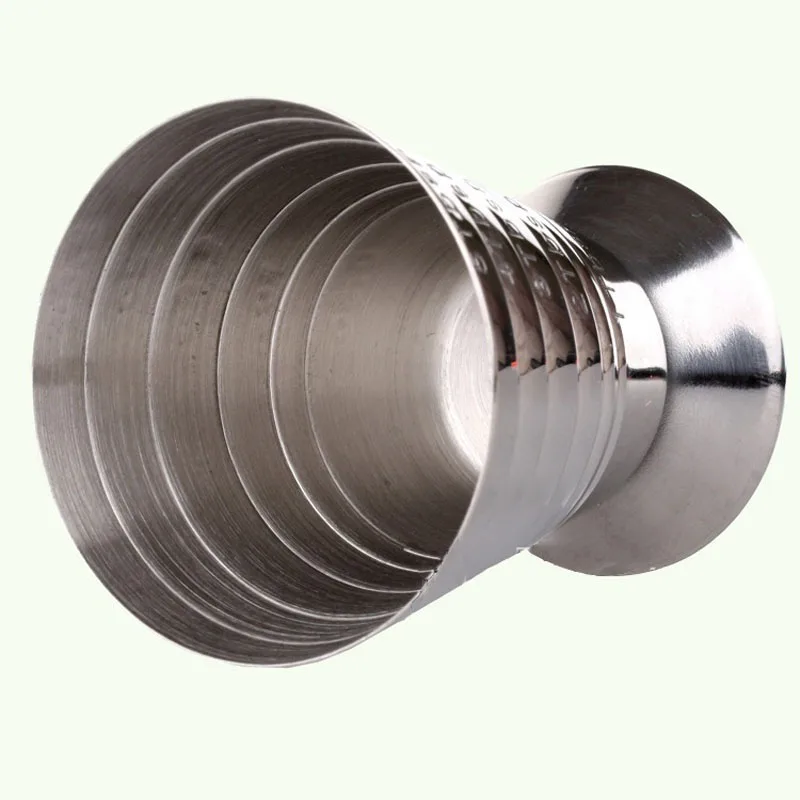 75ml/2.5oz Stainless Steel Cocktail Measuring Jigger Liquor Shot Cup Drink Mixer Measurer Bar Measuring Tool ZA5961