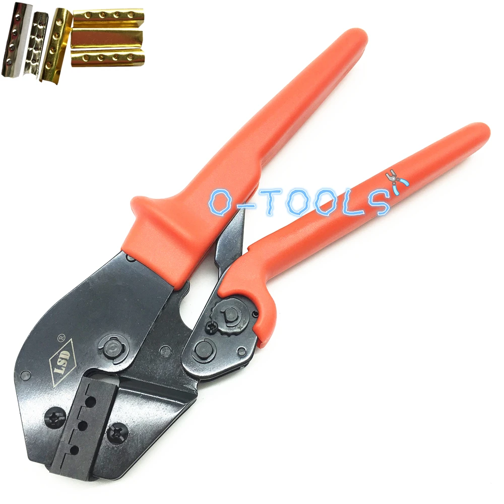 

Rachet aglet crimping tools crimper for attach metal sheath aglets to the end of laces multi terminal crimp pliers