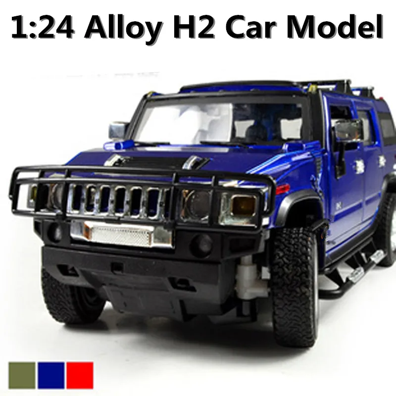 

50% Discount 1:24 Advanced alloy car models,Super SUV,Diecasts Metal H2 Toy Vehicles,Collections Cars,free shipping