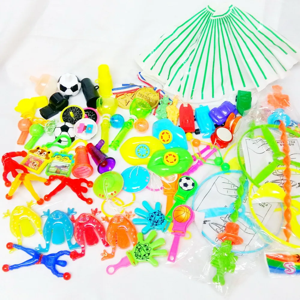 200 PCS Mix Toys MX255 Kids Birthday Party Favor Pinata Bag Filler Loot Gag Christmas Multi Toy Gift parti Gift Halloween joke