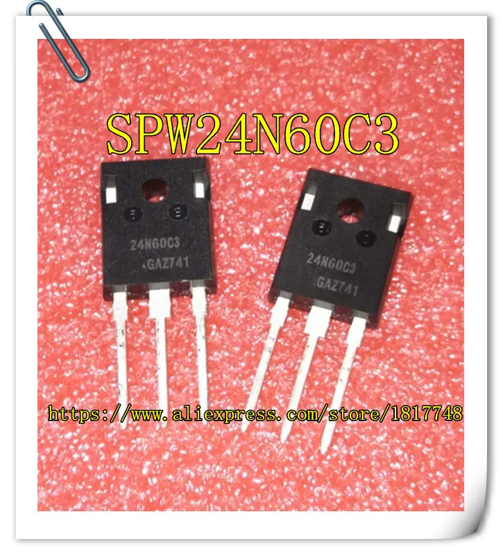 

10pcs/lot SPW24N60C3 24N60C3 TO-247