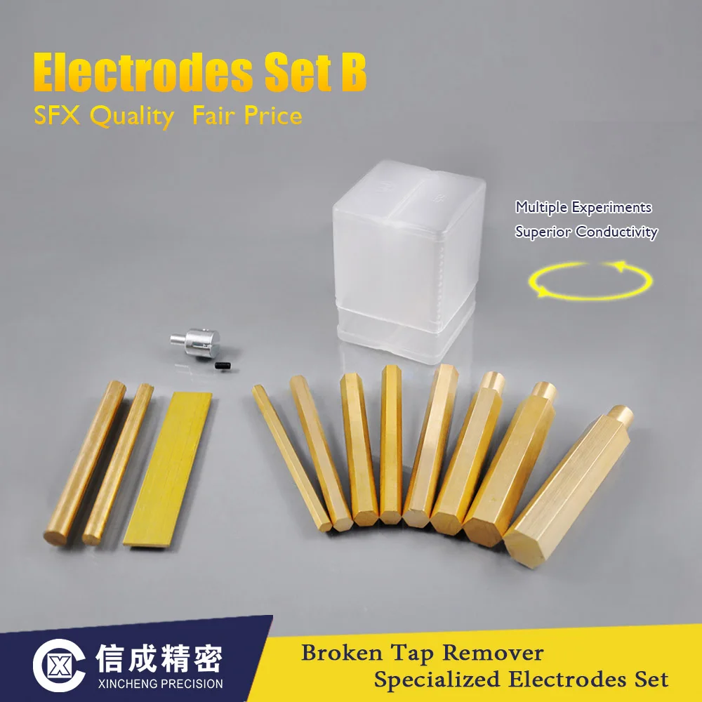 2Sets Electrodes Set for EDM-8C SFX-4000B Portable EDM broken taps remover machine