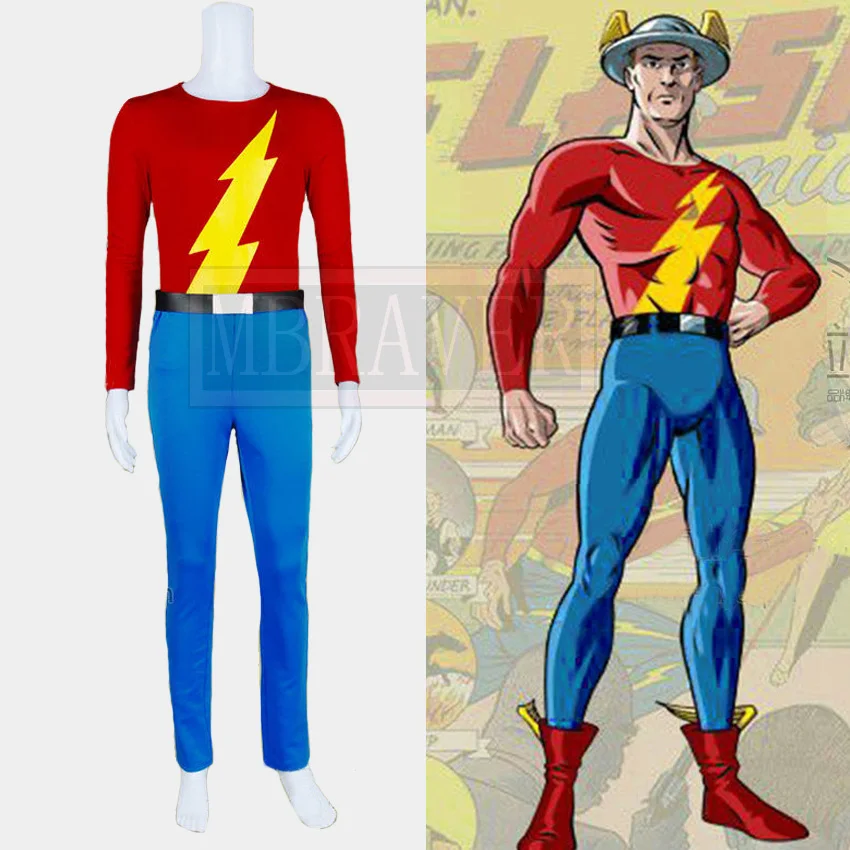 

Anime The Flash Cos Cosplay Costume Custom Made Free Shipping