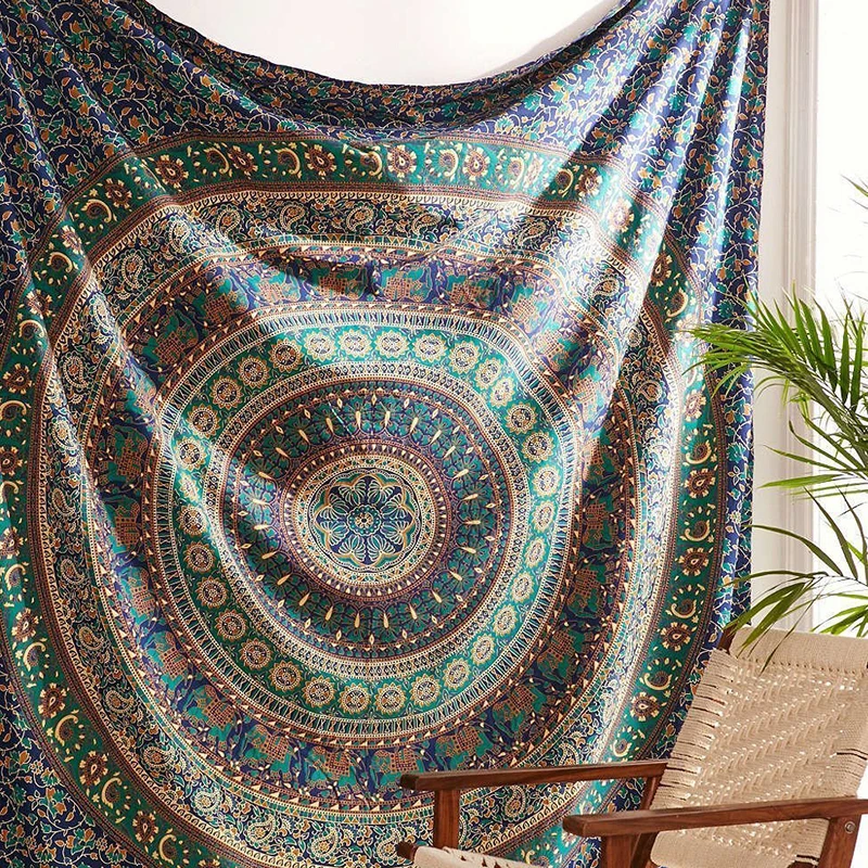 Wall Hanging Tapestries Bohemian Style Mandala India Decorative Wall Tapestry Carpet for Bedroom Yoga Mats Dropshipping