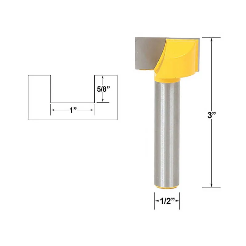 1/2 inch knife handle, table milling at the end of woodworking knife cutter