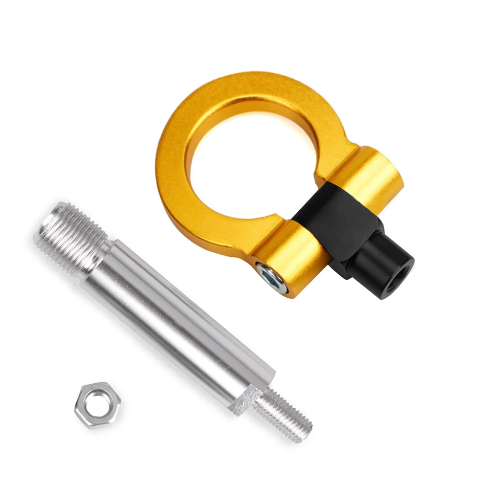 RASTP-Universal Aluminum Car Tow Hook Screw-on Racing Tow Hook Automobile For Toyota/Yaris Old RS-TH008-6