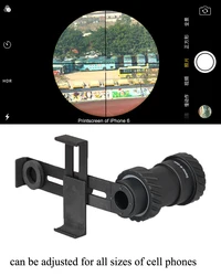 PPT Universal Cell Phone Adapter Mount Cellphone Rifle Scope Adapter Monocular Telescope Camera Mount For All Phone gz330202