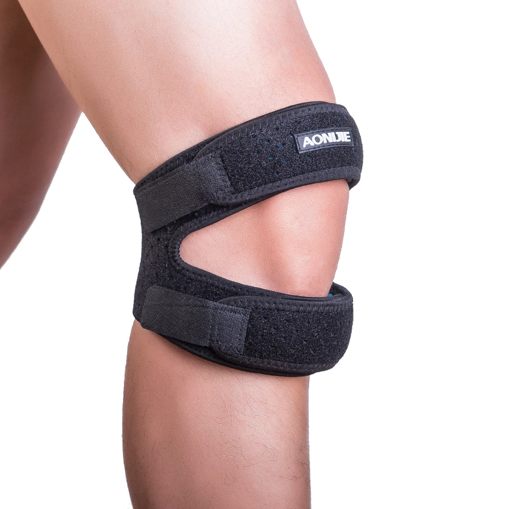 AONIJIE E4096 Dual Patella Knee Strap Athletics X-shaped Brace Support Pad Pain Relief Band Hiking Soccer Basketball Volleyball