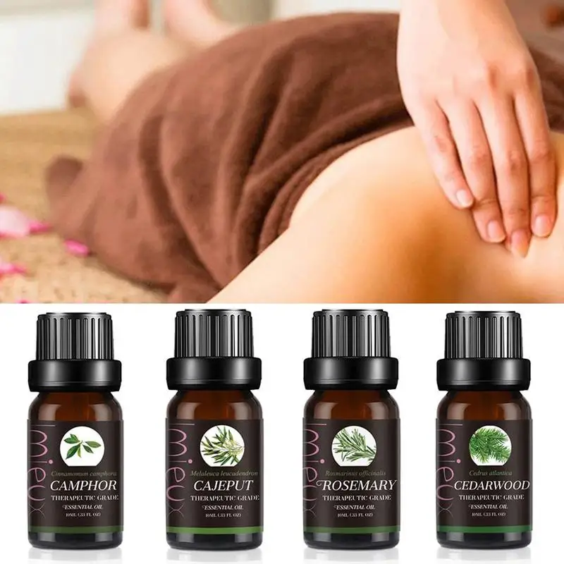 Natural Aromatherapy Massage Pure Essential Oil Orange Eucalyptus Peppermint Rosemary Relax Fragrance Aroma Oil Diffuser