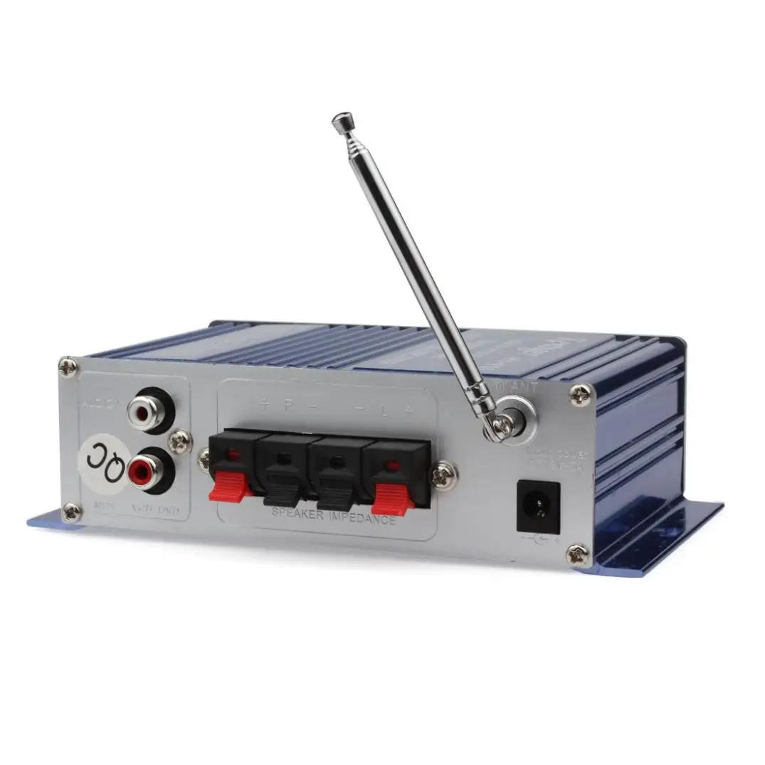 Kentiger HY-400 12V Digital Display Auto Car Power Amplifier FM Radio Player Support USB SD Card Input with Remote Control