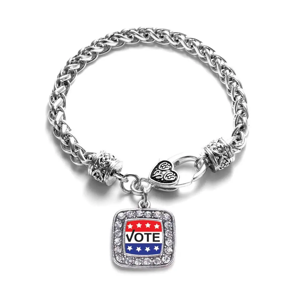 VOTE TODAY SQUARE CHARM  FOR JEWELRY