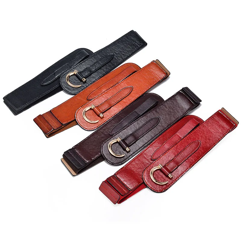 2017 New Women\'s Belts Female Wide Belt Decoration Elastic Fashion Cummerbund Strap All-match  Belts For Women Wide Belts Waist