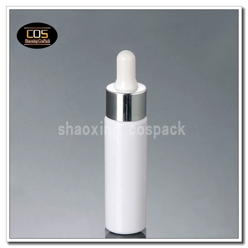 

100pcs 30ml white PET plastic dropper bottle for e-liquid wholesale, 1oz white PET e-juice liquid bottle packaging with dropper