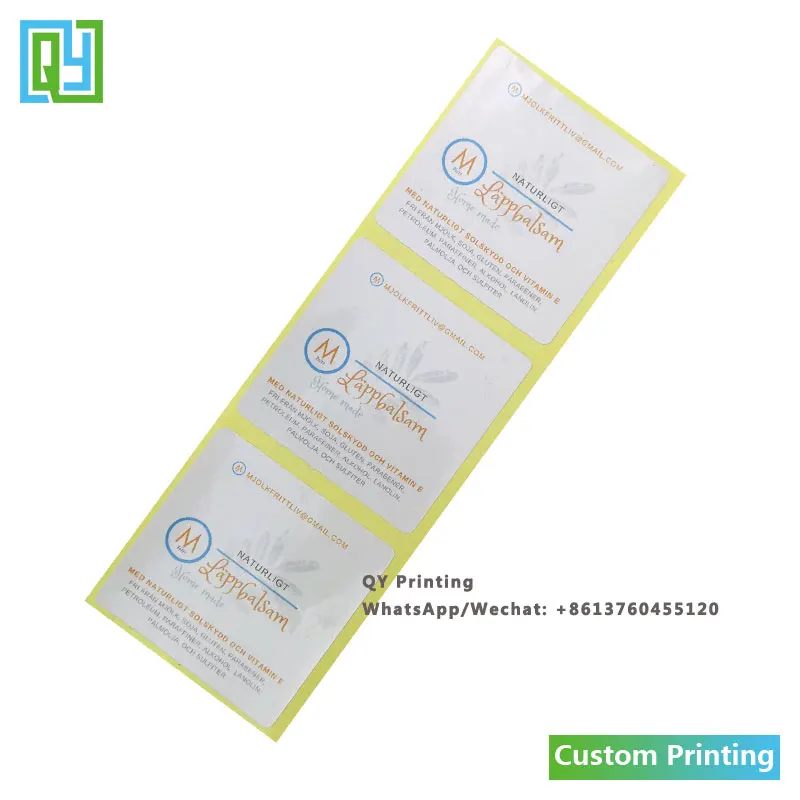1000Pcs 50X50Mm Gratis Verzending Aangepaste Sticker Met Uw Eigen Logo Papier Sticker Custom Label