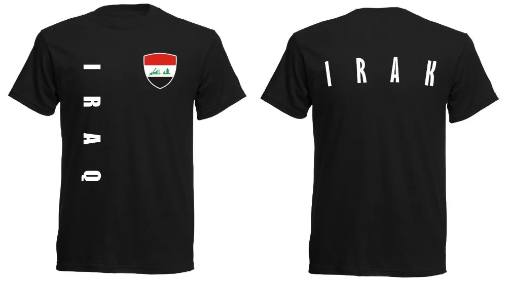 Men\'S T-Shirt 2019 Fashion Newest 100% Cotton Brand New Irak Iraq Men\'S Footballer Legend Soccer Cotton Suit