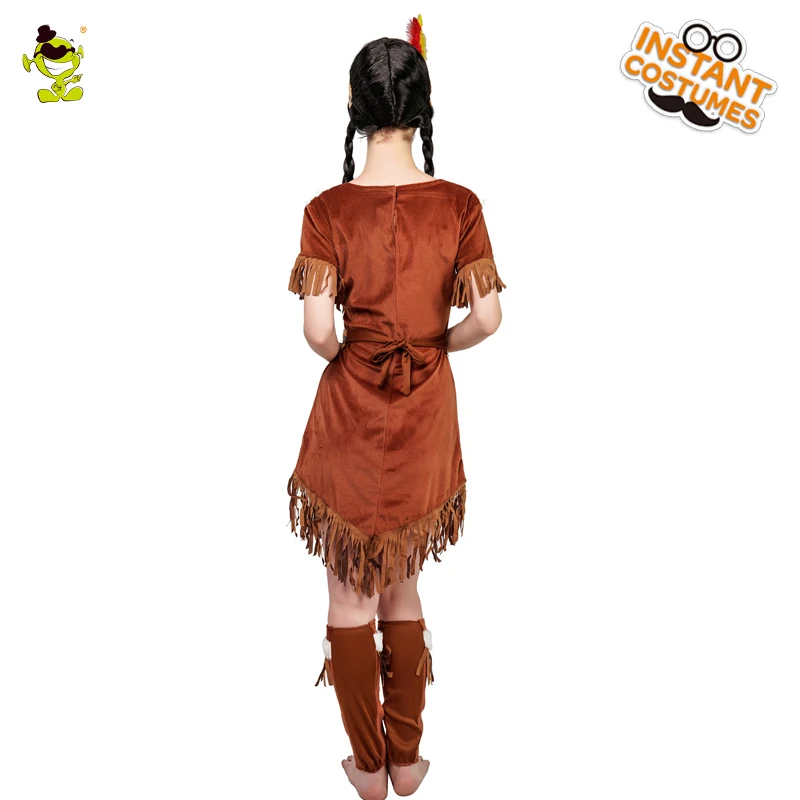 Sexy Women's Indians Princess Costumes Cosplay Indian Outfits Halloween Party Role Play Fancy Dress Up for Adult Female