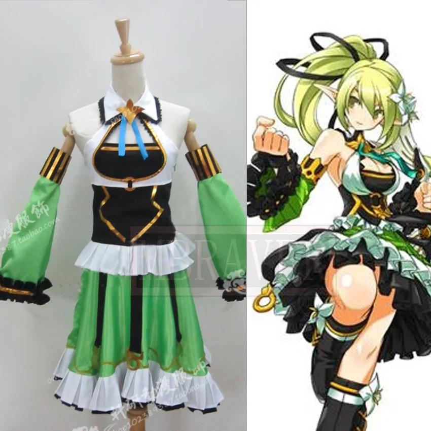 Anime ELSWORD Wind Sneaker Rena Cosplay Costume Halloween Uniform Outfit