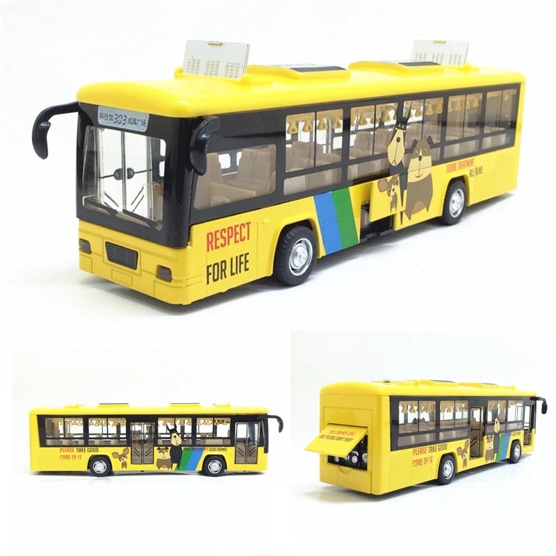 1/43 New Special Die-casting Metal Tour Bus Desktop Display Collection Model Toys For Children