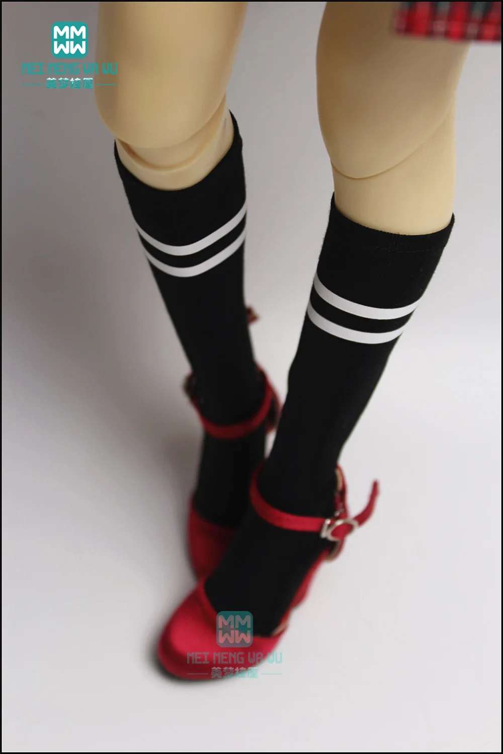 BJD accessories socks fits 1/3 1/4 1/6 BJD SD DD MSD MYOU doll fashion  long leg socks