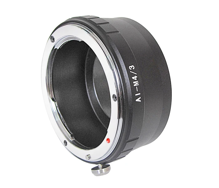 AI-M4/3กล้องแหวนอะแดปเตอร์สำหรับNikon AI Fเลนส์ไมโครM4/3 4/3 OM-D E-M5 E-PM2 GX7 GF5 G5