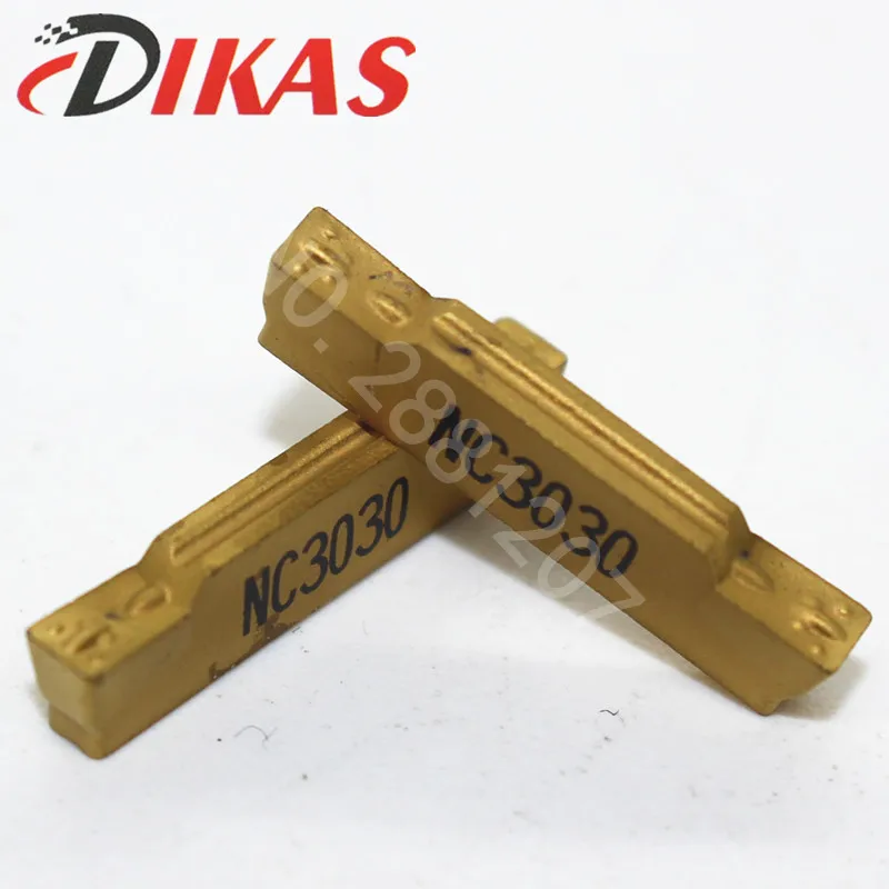 

Dikas 10 шт. MGMN250 G NC3030 твердосплавные вставки для фрезерных резцов с ЧПУ, токарный инструмент, фрезерные инструменты с ЧПУ