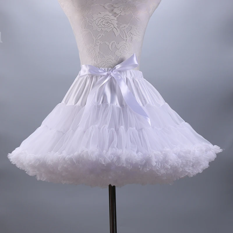 Vestido de baile bajo la falda, Vestido corto Swing, enagua Lolita Cosplay, falda de tutú de Ballet Rockabilly crinolina, novedad de 2018