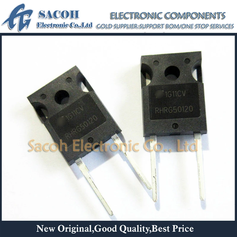 Diode Hy27,ast d'origine remise à neuf, 80A, 50120 V, RHRG50120, RURG50120 247, RHRG60120, RHRG40120, TO-600, 10 pièces par lot