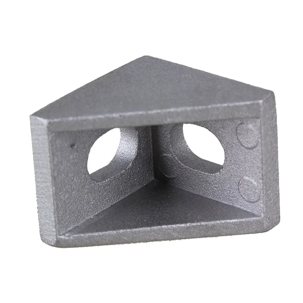 2020 Slot 6 Corner Angle L Brackets Connector Fasten connector Aluminum Profile Accessorie Pack of 50