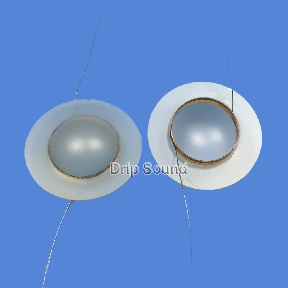 2pcs 25.5mm Tweeter Voice Coil Horn Speaker Treble Plastic Film Diaphragm Drive Head Repair Parts #2